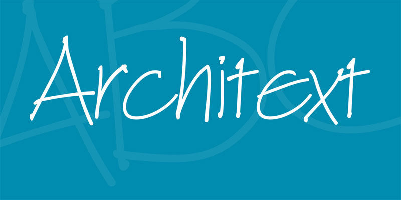 architext architectural font