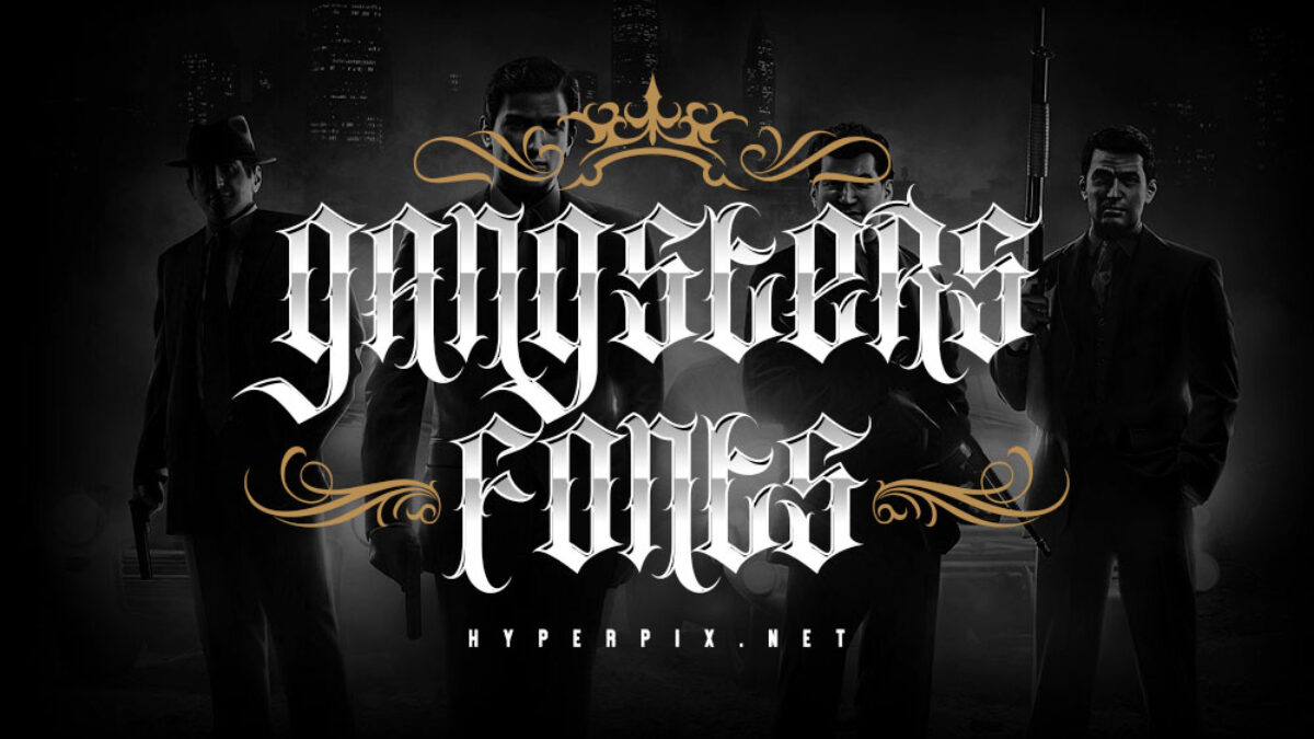 30 Badass Gangster Fonts That Will Give You Major Street Cred  HipFonts