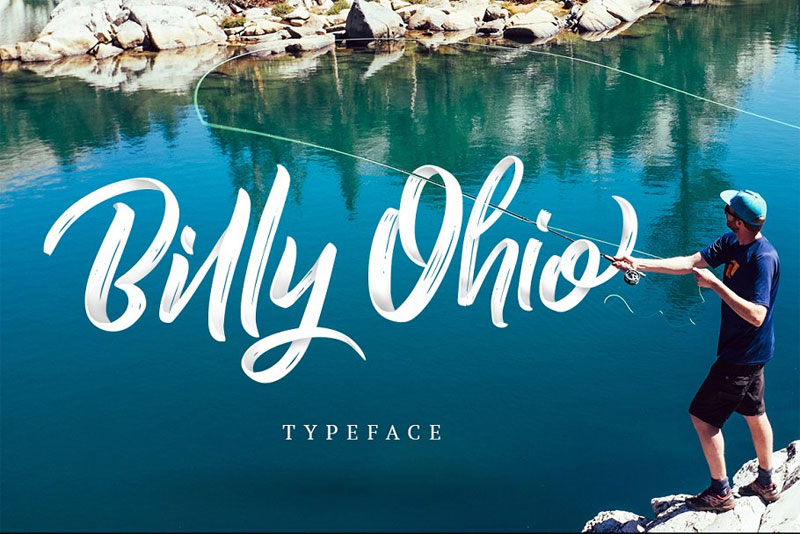 billy ohio typeface tiki font