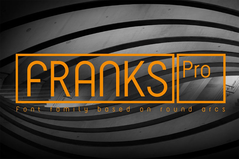 franks pro architectural font