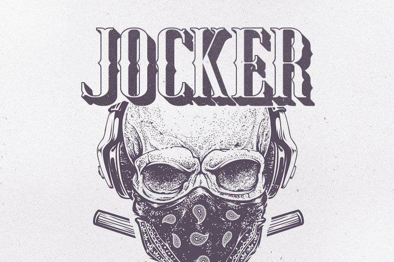 jocker gangster font