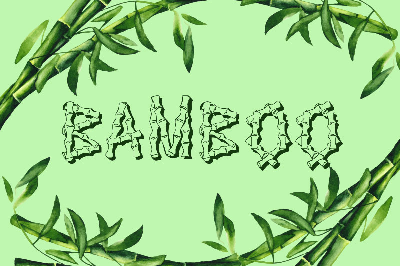 kr bamboo tiki font