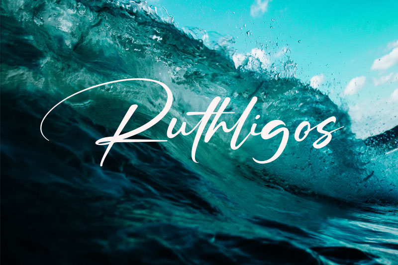 ruthligos surf font