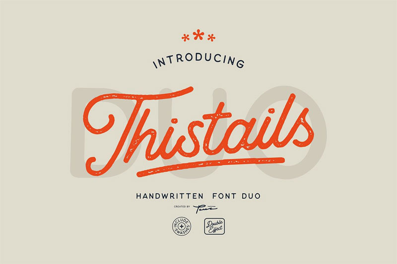 thistails surf font