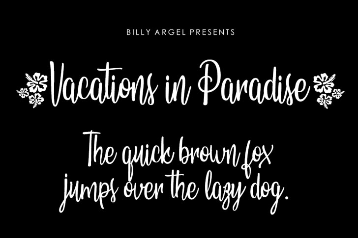 vacations in paradise personal tiki font