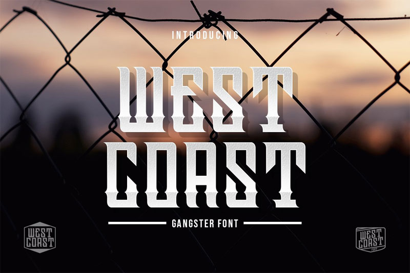 westcoast gangster font