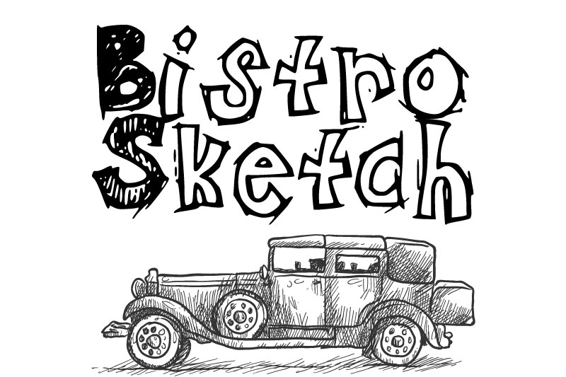 bistrosketch sketch font