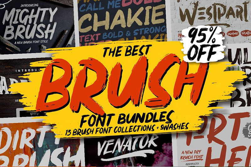 brush sketch font