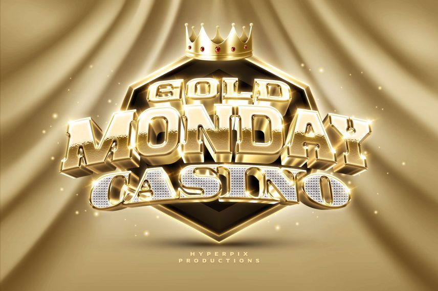 Casino / Nightclub Gold Bling Bling Logo and Text Effect PSD Template