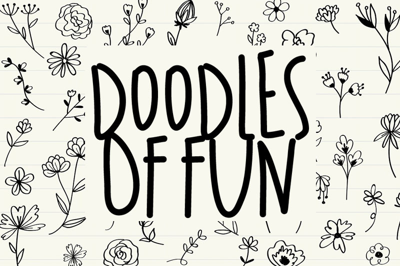 doodles of fun doodle font
