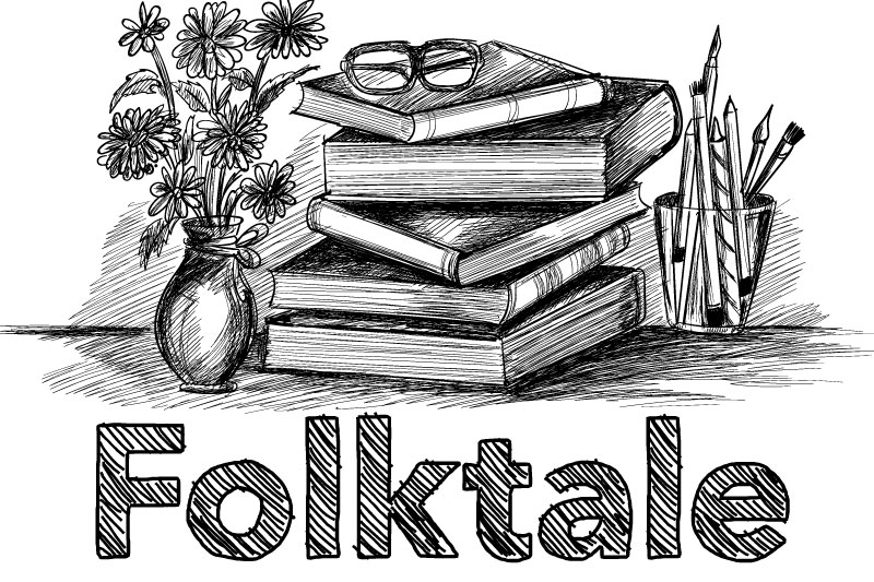 folktale sketch font