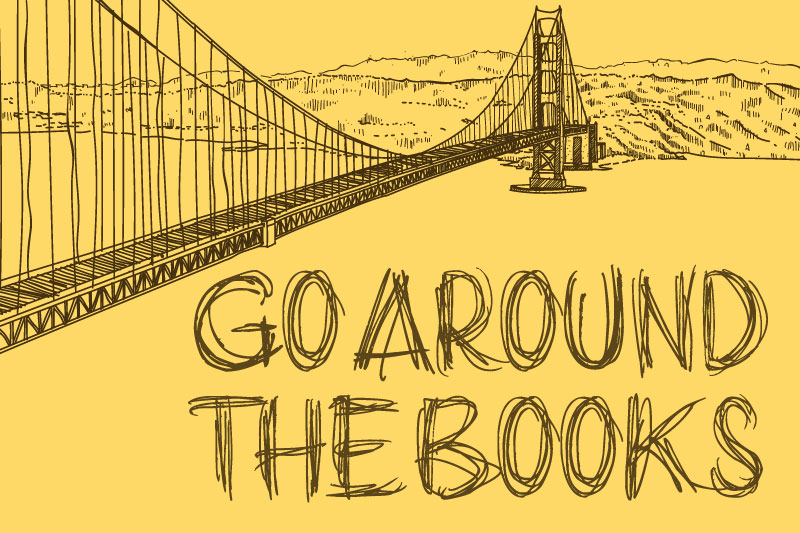go around the books sketch font