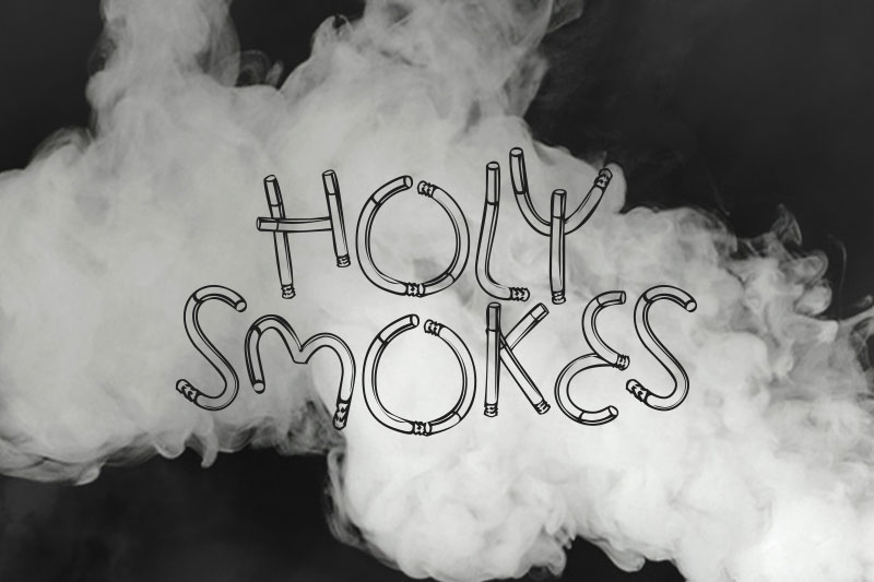 holy smoke font