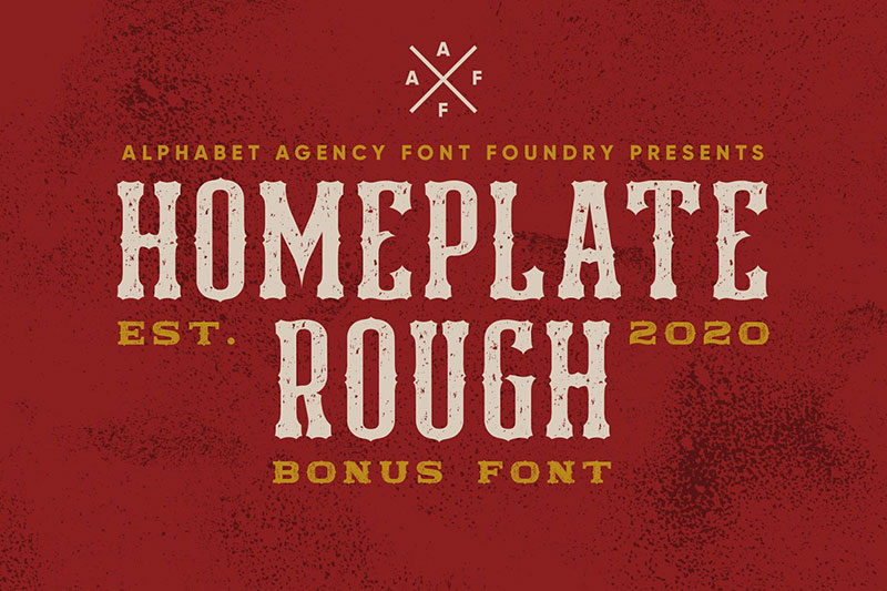 homeplate 4th of july and independence day font