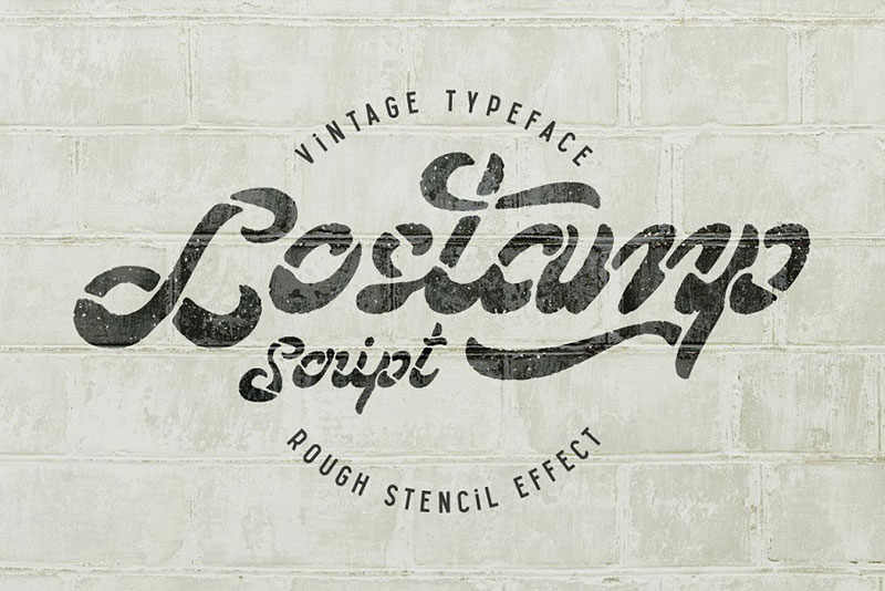 lostamp sketch font