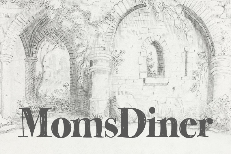 momsdiner sketch font