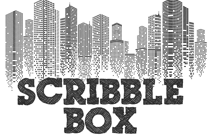 scribble box sketch font