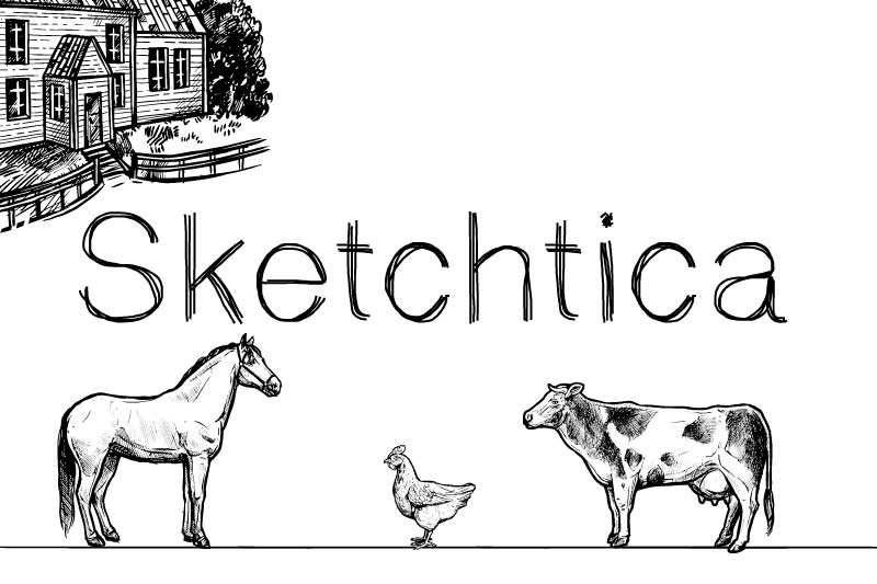 sketchtica sketch font
