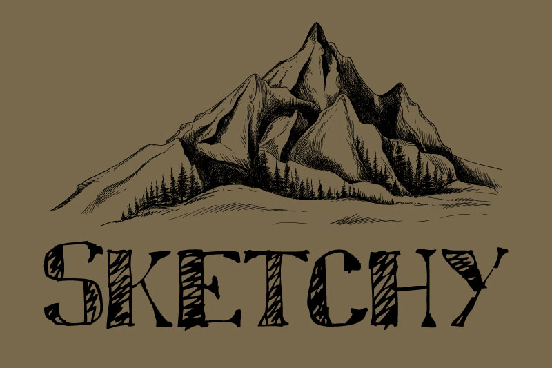 sketchy sketch font