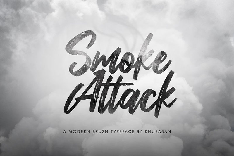 smoke attack smoke font