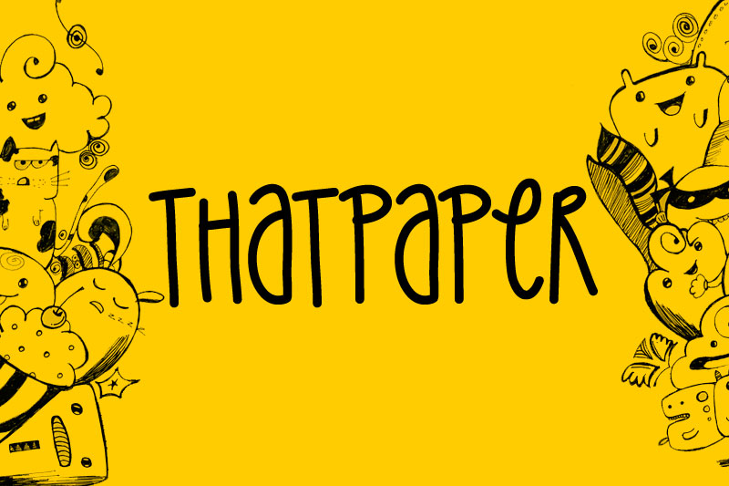 thatpaper doodle font
