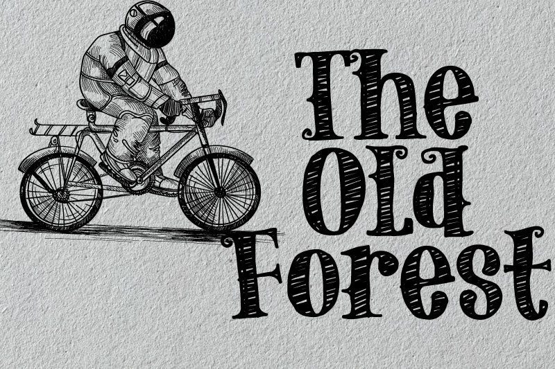 the old forest sketch font