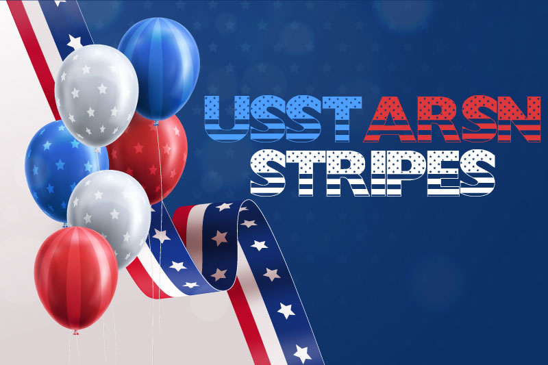 usstarsnstripes 4th of july and independence day font