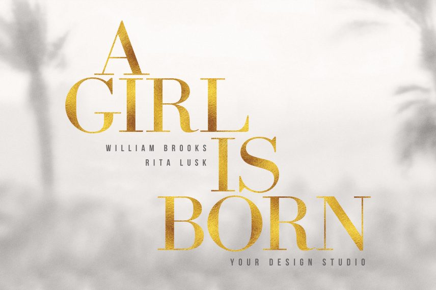 A Star Is Born Logo Text Effect PSD Template