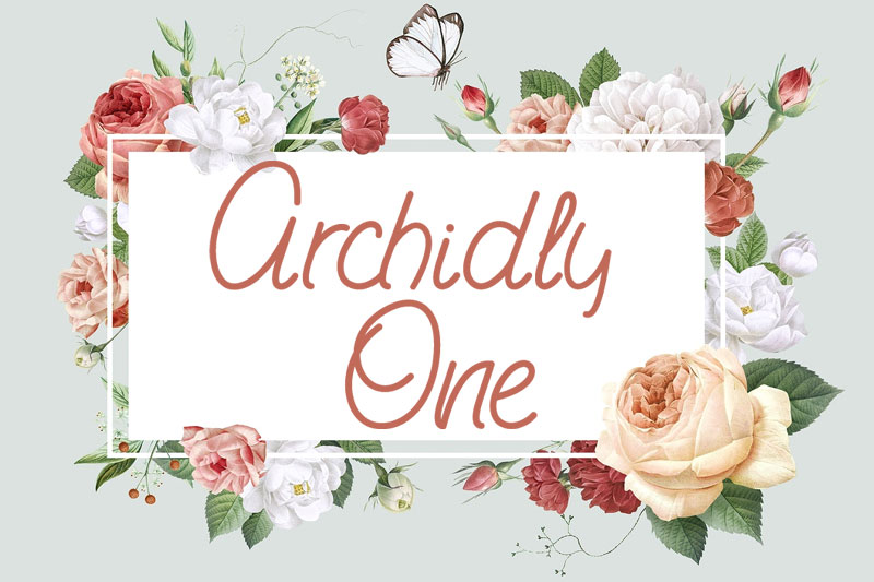 archidlys one flower font