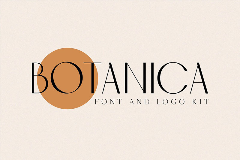 botanica real estate font