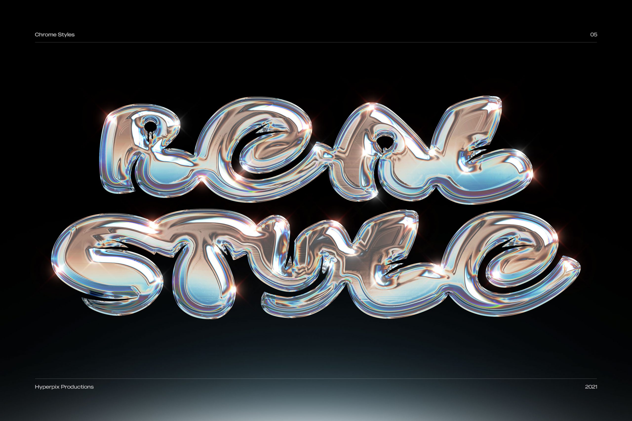 chrome text effect photoshop download