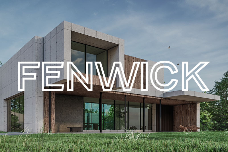fenwick real estate font