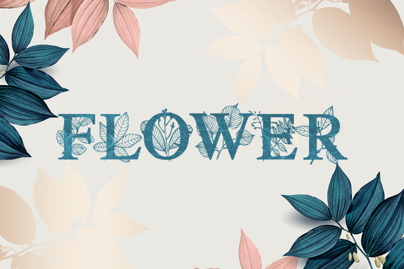 flowerprodemo flower font