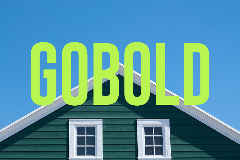 gobold real estate font