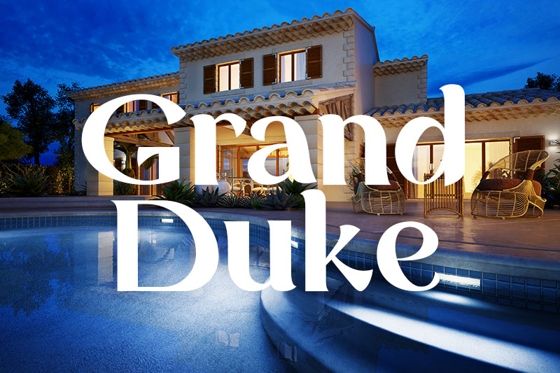 grand duke real estate font