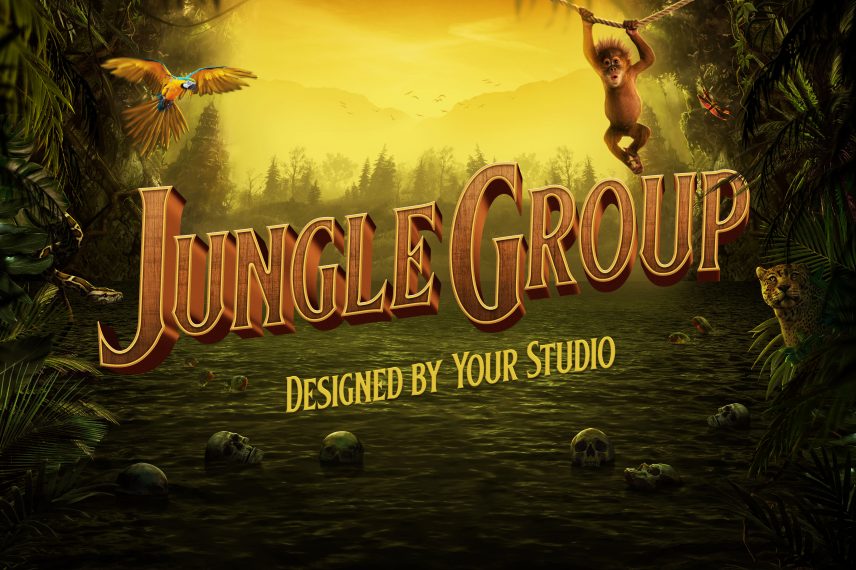 Jungle Cruise Movie Title Logo Text Effect PSD Template