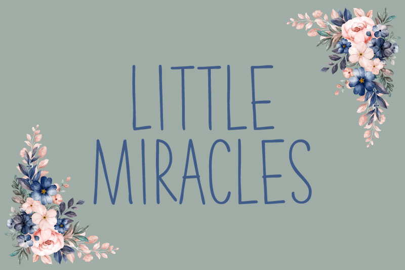 little miracles flower font