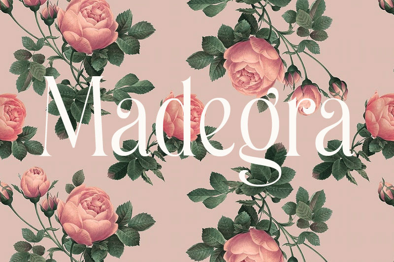madegra feminine font