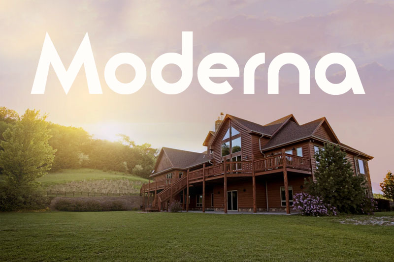 moderna real estate font