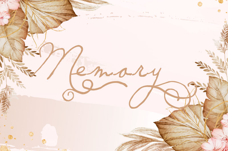 mtf memory flower font