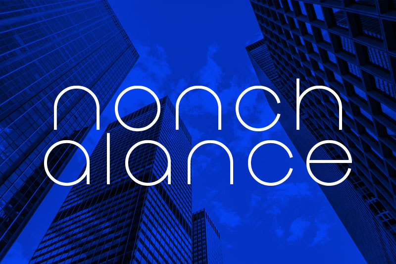 nonchalance real estate font