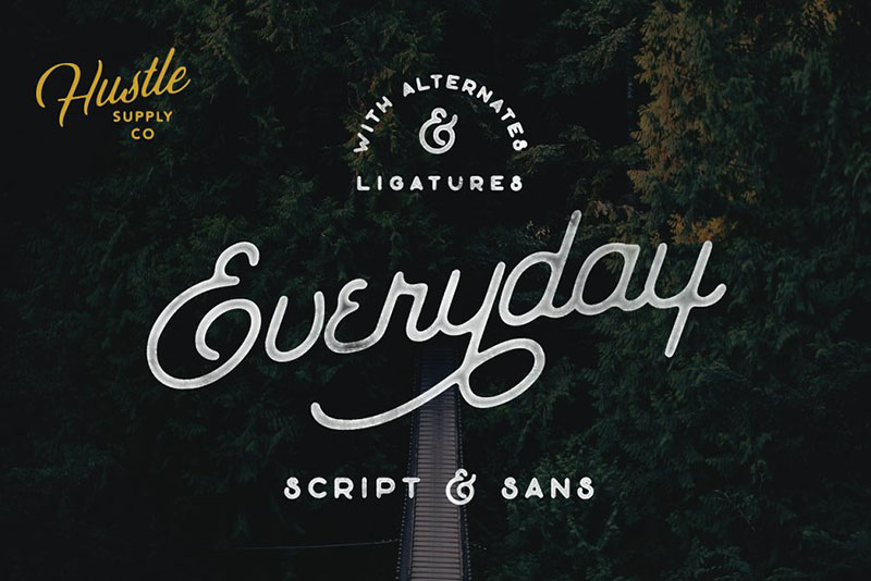 the everyday outdoor font