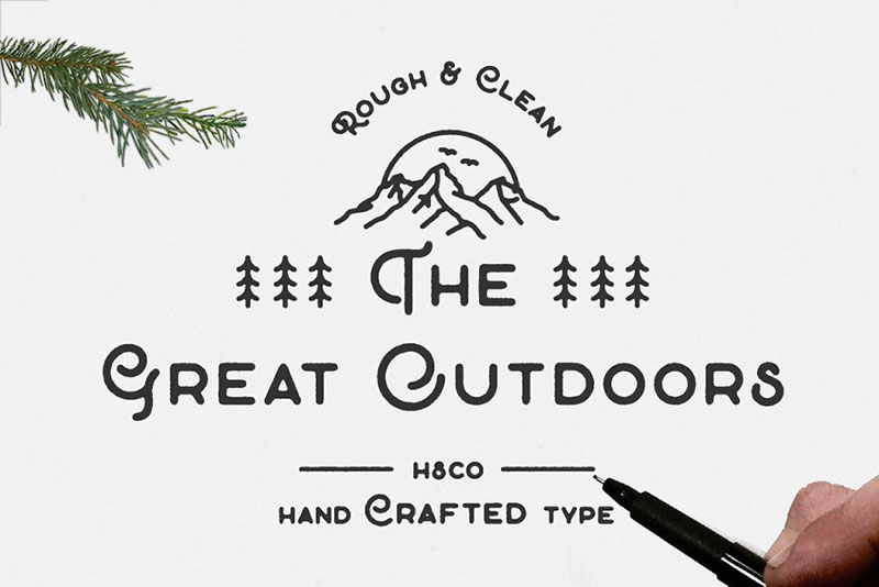 the great outdoor font