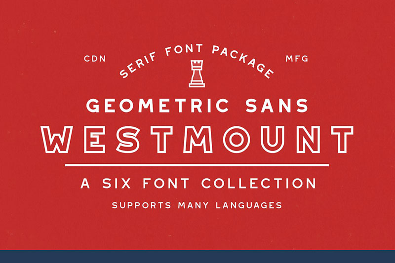 westmount 6 sans serif real estate font