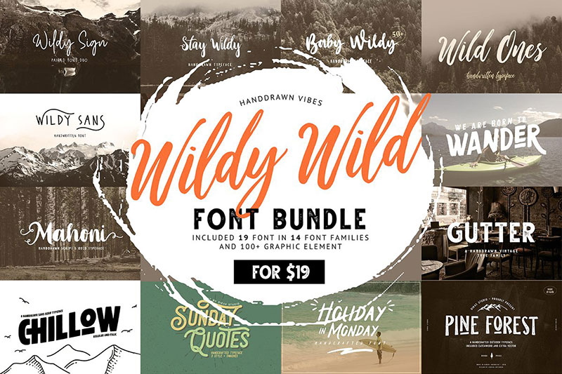 wildy wild outdoor font