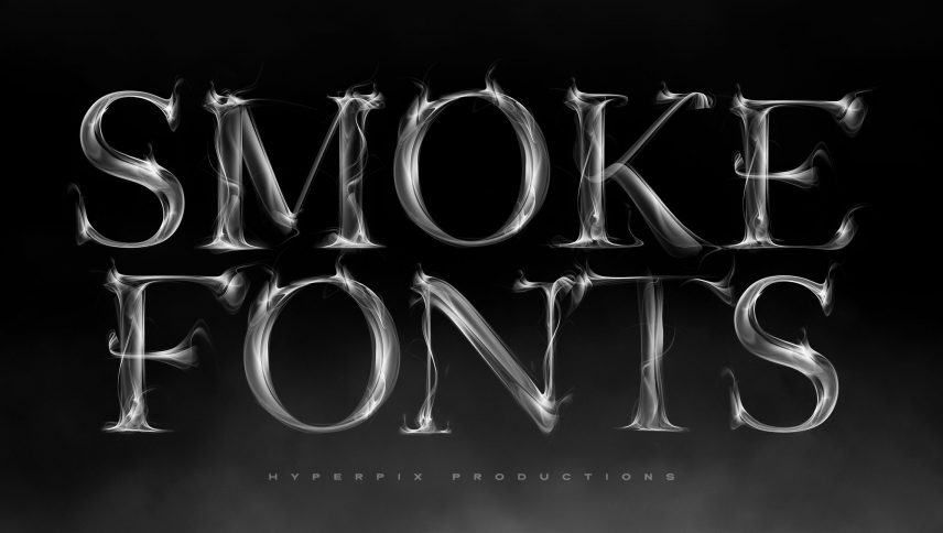 smoke font photoshop free download