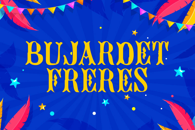 bujardet freres carnival font