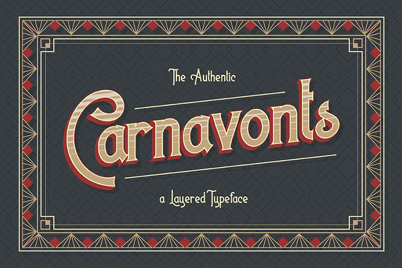 carnavonts carnival font