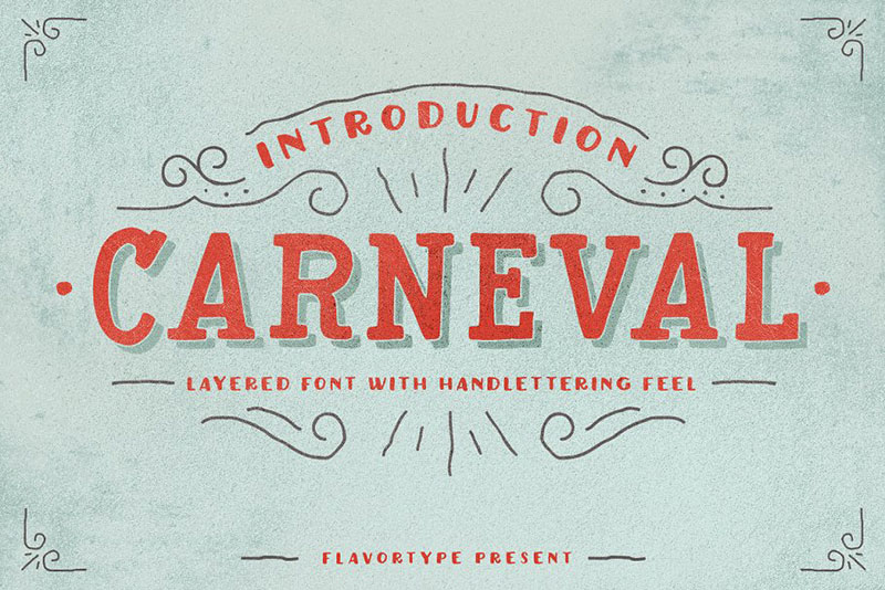 carneval extra carnival font