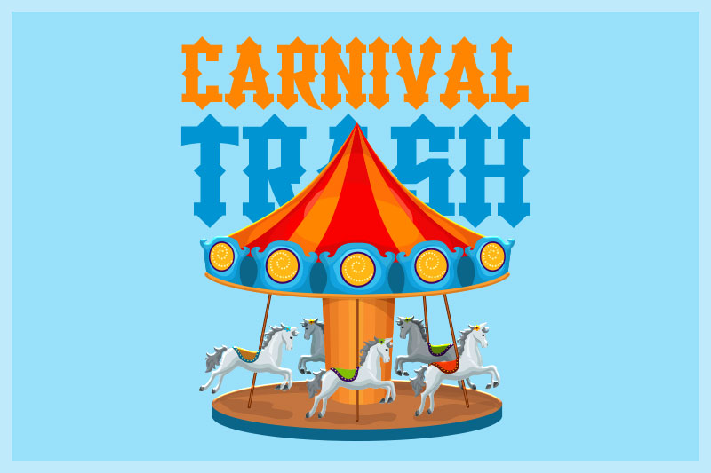 carnival trash carnival font